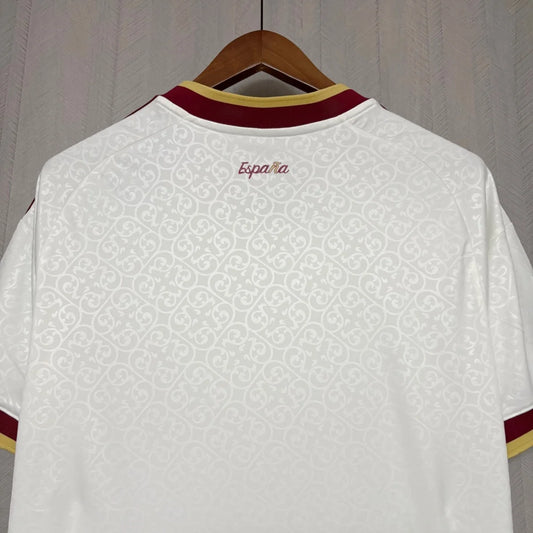 Spain Two Stars World Cup 2026 Away Football Jersey with Patch World Cup 2026 Winners White
