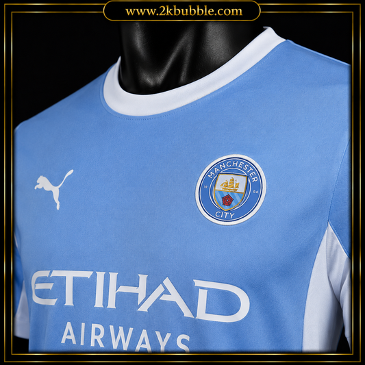 Manchester City Football Shirt 2026/27, Manchester City Home Jersey, Soccer Jersey, Fan Version, Player Version, Blue Football Shirt, Gift for Fans