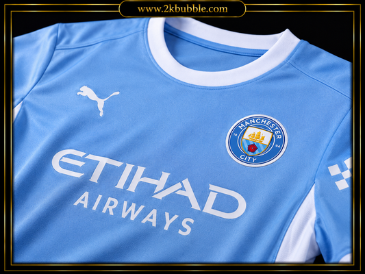 Manchester City Football Shirt 2026/27, Manchester City Home Jersey, Soccer Jersey, Fan Version, Player Version, Blue Football Shirt, Gift for Fans