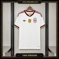 Spain Two Stars World Cup 2026 Away Football Jersey with Patch World Cup 2026 Winners White