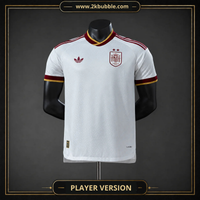 Spain Two Stars World Cup 2026 Away Football Jersey with Patch World Cup 2026 Winners White