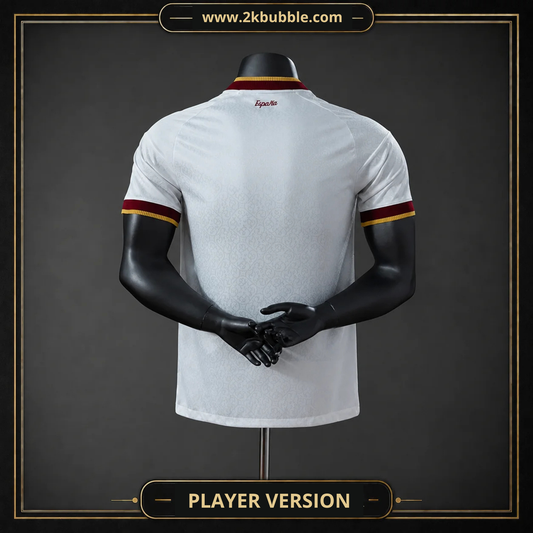 Spain Two Stars World Cup 2026 Away Football Jersey with Patch World Cup 2026 Winners White