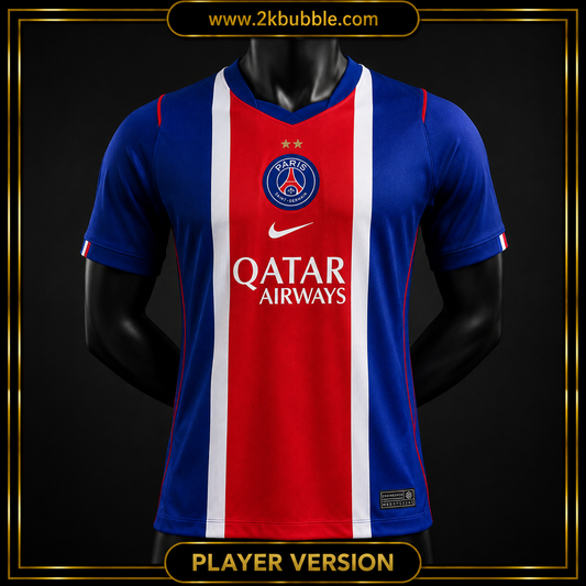 PSG Football Shirt 2026/27, PSG Home Jersey, Soccer Jersey, Fan Version, Player Version, Blue Football Shirt, Gift for Fans