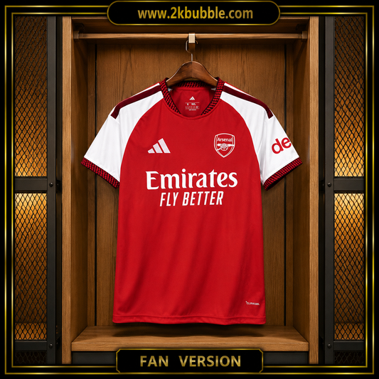Arsenal Football Shirt 2026/27, Arsenal Home Jersey, Soccer Jersey, Fan Version, Player Version, Red Football Shirt, Gift for Fans