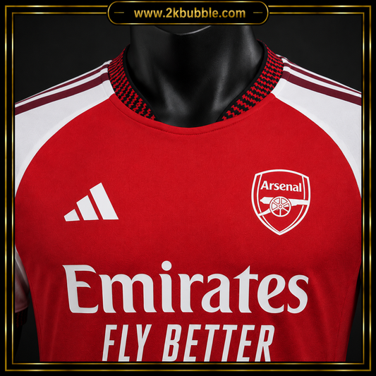 Arsenal Football Shirt 2026/27, Arsenal Home Jersey, Soccer Jersey, Fan Version, Player Version, Red Football Shirt, Gift for Fans