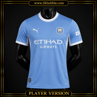 Manchester City Football Shirt 2026/27, Manchester City Home Jersey, Soccer Jersey, Fan Version, Player Version, Blue Football Shirt, Gift for Fans