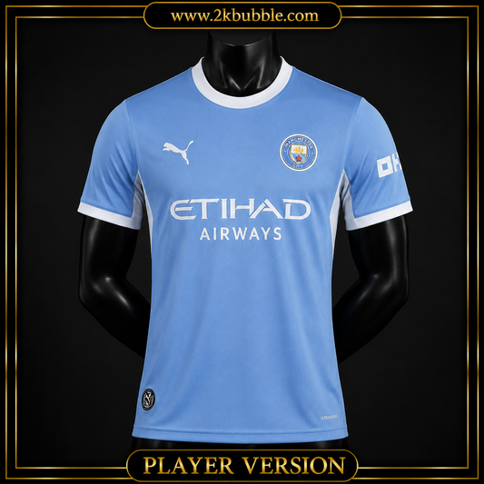 Manchester City Football Shirt 2026/27, Manchester City Home Jersey, Soccer Jersey, Fan Version, Player Version, Blue Football Shirt, Gift for Fans