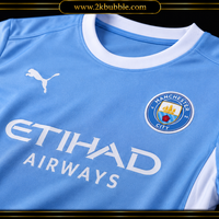 Manchester City Football Shirt 2026/27, Manchester City Home Jersey, Soccer Jersey, Fan Version, Player Version, Blue Football Shirt, Gift for Fans