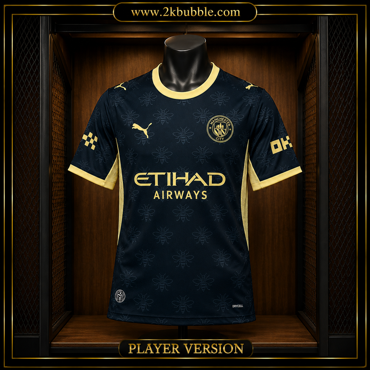 Manchester City Football Shirt 2026/27, Manchester City Away Jersey, Soccer Jersey, Fan Version, Player Version, Blue Football Shirt, Gift for Fans