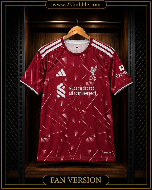 Liverpool Football Shirt 2026/27, Liverpool Home Jersey, Soccer Jersey, Fan Version, Player Version, Blue Football Shirt, Gift for Fans