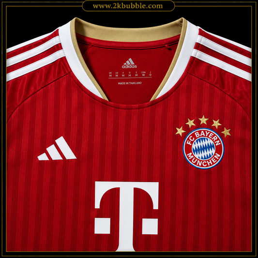 Bayern Munich Football Shirt 2026/27, Bayern Munich Home Jersey, Soccer Jersey, Fan Version, Player Version, Red Football Shirt, Gift for Fans