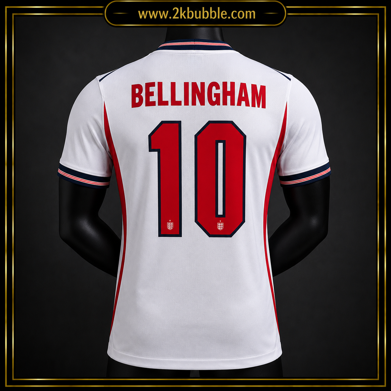 Bellingham 10 England Home Jersey World Cup 2026