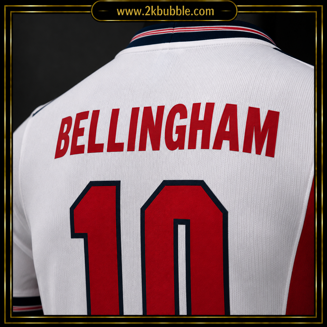 Bellingham 10 England Home Jersey World Cup 2026