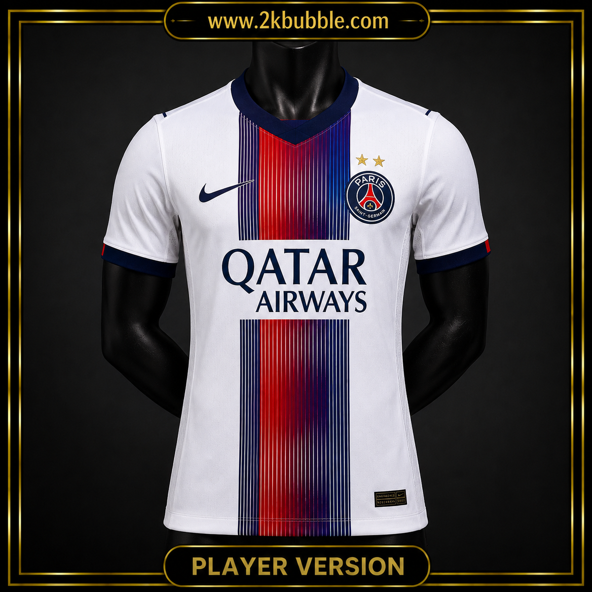 PSG Football Shirt 2026/27, PSG Away Jersey, Soccer Jersey, Fan Version, Player Version, White Football Shirt, Gift for Fans