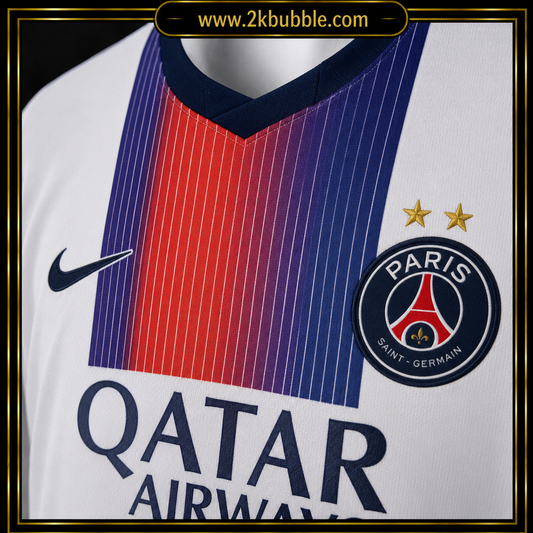 PSG Football Shirt 2026/27, PSG Away Jersey, Soccer Jersey, Fan Version, Player Version, White Football Shirt, Gift for Fans