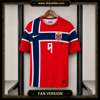 Braut Haaland 9 Norway Home Jersey World Cup 2026