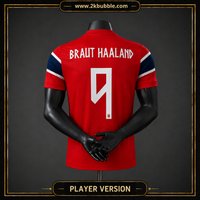 Braut Haaland 9 Norway Home Jersey World Cup 2026