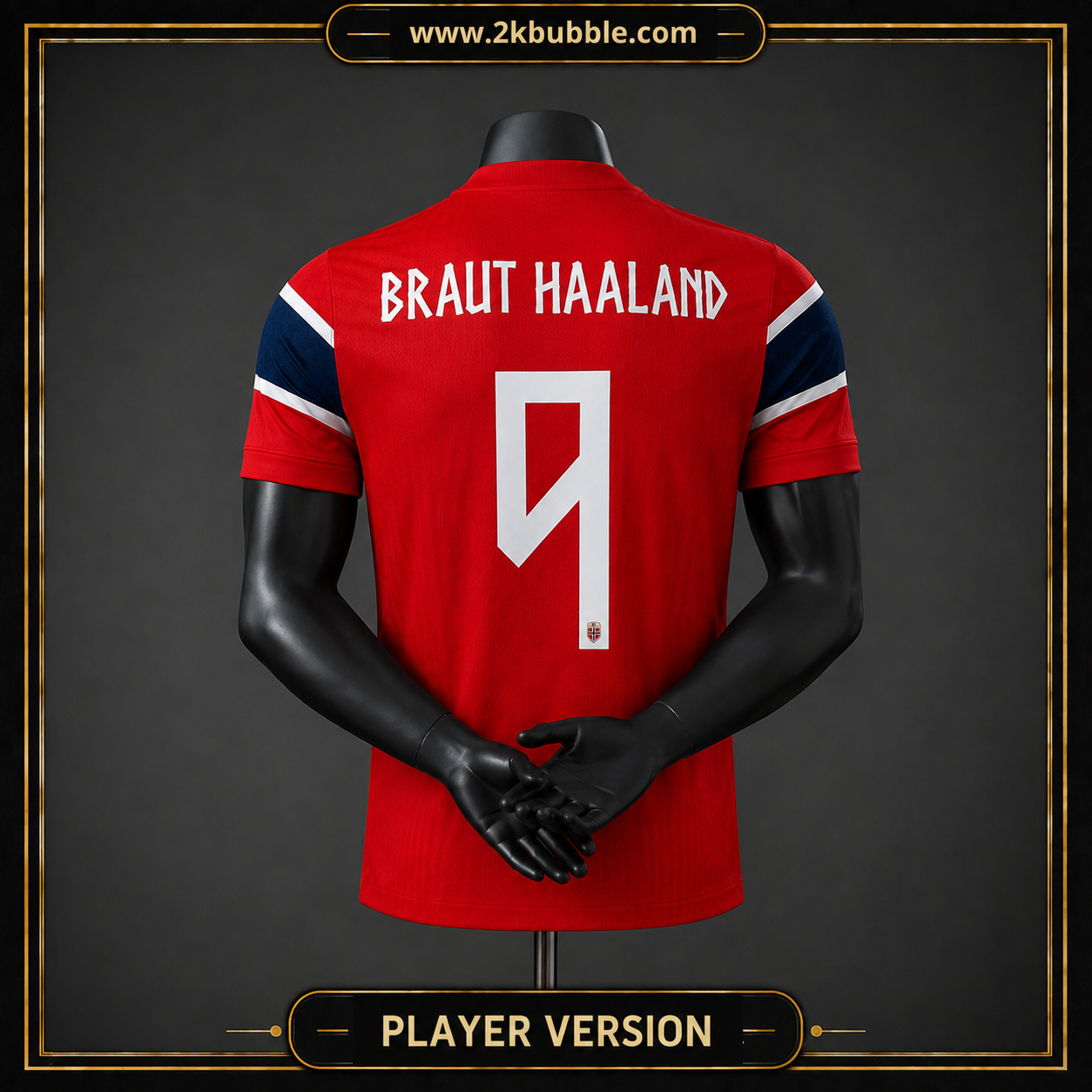 Braut Haaland 9 Norway Home Jersey World Cup 2026