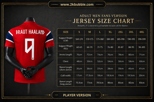Braut Haaland 9 Norway Home Jersey World Cup 2026